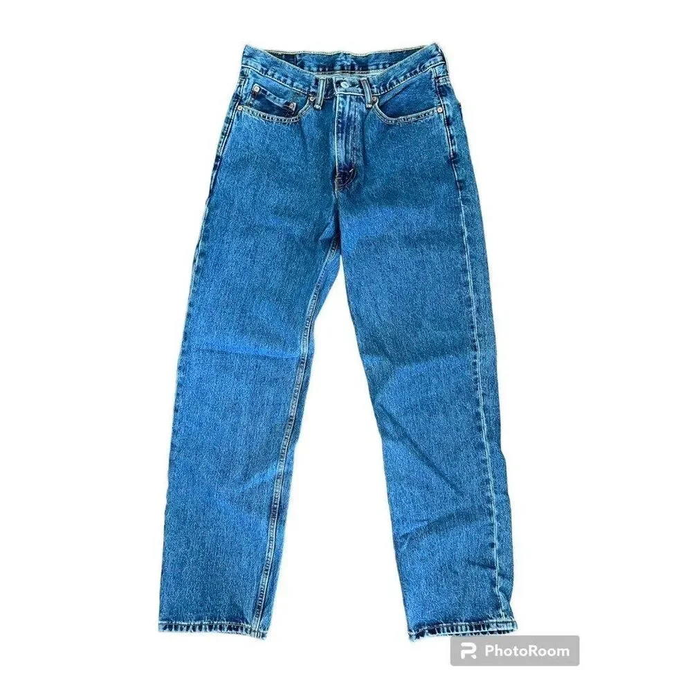 Levis 550 Relaxed Straight Leg Medium Wash Zipper Fly 32x34